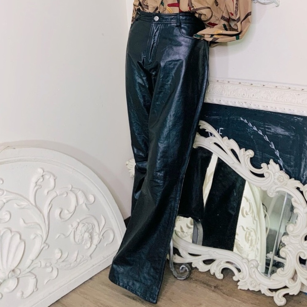 JouJou Black Leather Pants